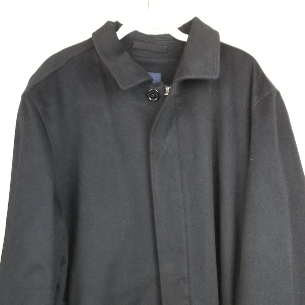 Brooks Brothers men's XXL Wool Car Coat Black
